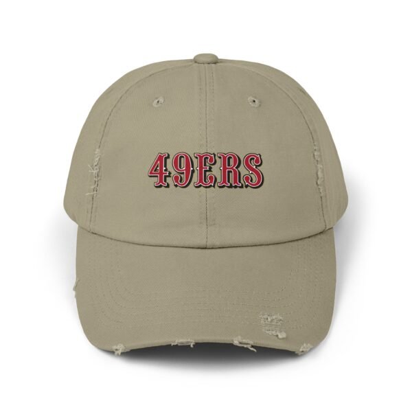 San Francisco 49ers Unisex Distressed Cap - Image 5