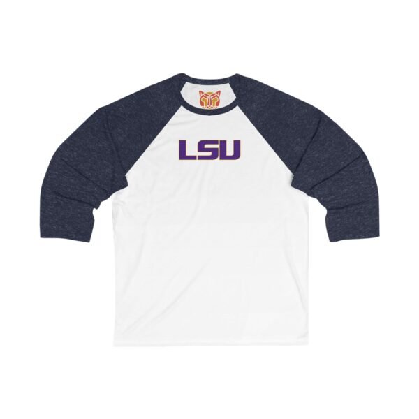 LSU Tigers Unisex 3/4 Sleeve Baseball Tee