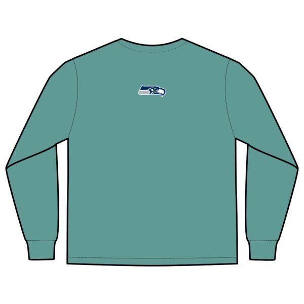 Seattle Seahawks Unisex Long Sleeve Pocket T-Shirt - Image 20