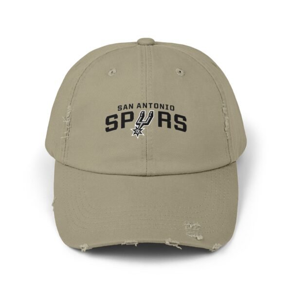 San Antonio Spurs Unisex Distressed Cap - Image 9