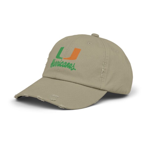 Miami Hurricanes Unisex Distressed Cap - Image 10