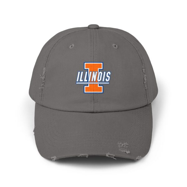 Illinois Fighting Illini Unisex Distressed Cap - Image 13