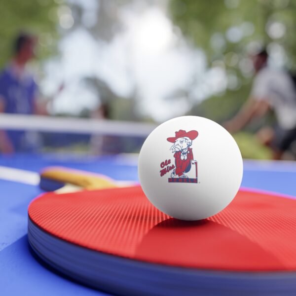 Ole Miss Rebels Ping Pong Balls, 6 pcs - Image 3