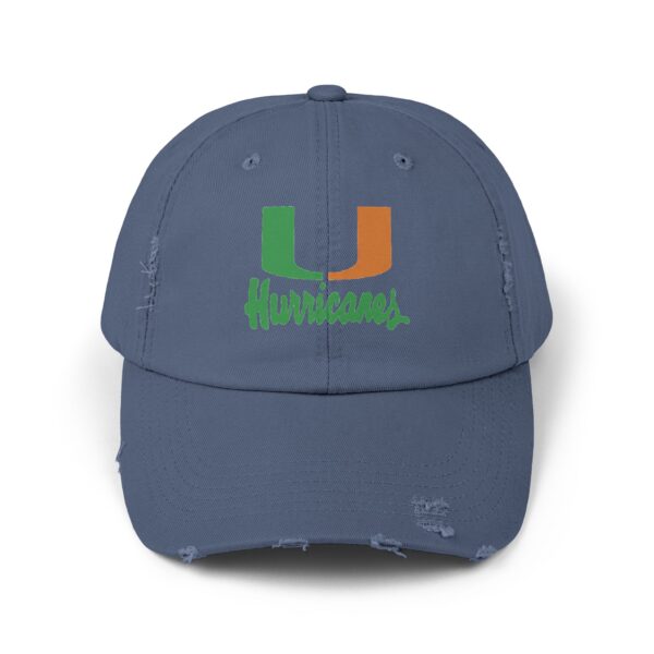 Miami Hurricanes Unisex Distressed Cap - Image 25