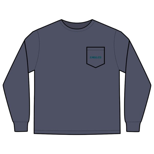 Philadelphia Eagles Unisex Long Sleeve Pocket T-Shirt - Image 9