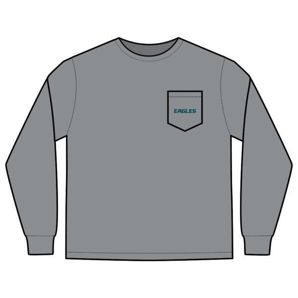 Philadelphia Eagles Unisex Long Sleeve Pocket T-Shirt - Image 15