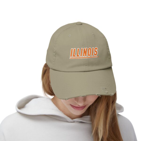 Illinois Fighting Illini Unisex Distressed Cap - Image 12