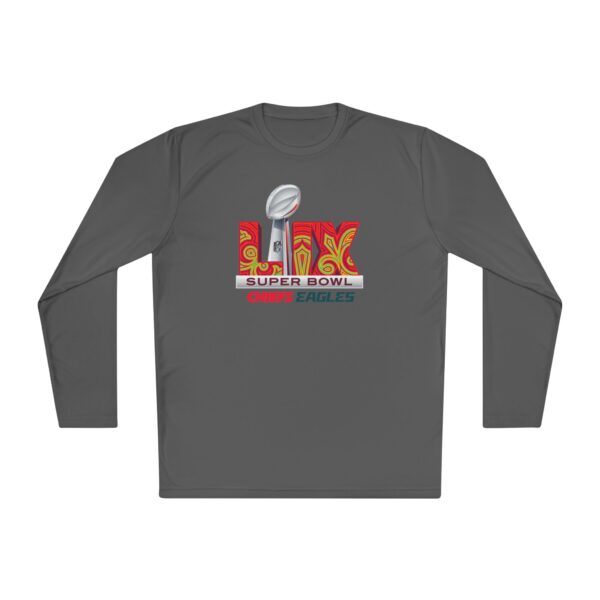 Kansas City Chiefs vs Philadelphia Eagles 2025 Super Bowl LIX Unisex Lightweight Long Sleeve Tee - Image 13