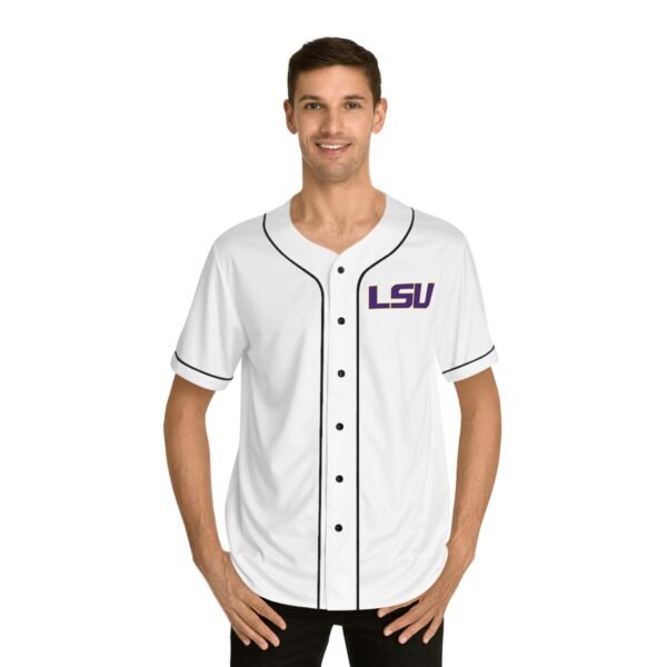 LSU Tigers Men's Baseball Jersey - Image 3