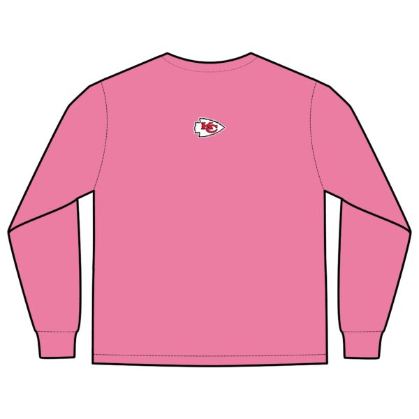 Kansas City Chiefs Unisex Long Sleeve Pocket T-Shirt - Image 2