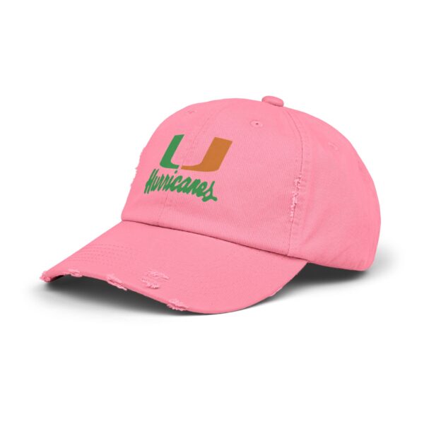 Miami Hurricanes Unisex Distressed Cap - Image 18