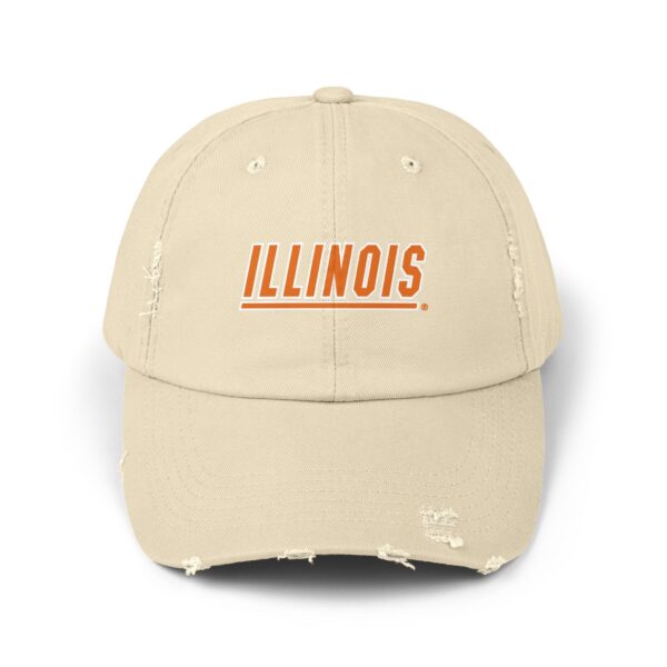 Illinois Fighting Illini Unisex Distressed Cap