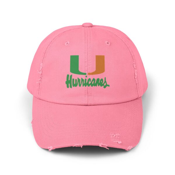 Miami Hurricanes Unisex Distressed Cap - Image 17