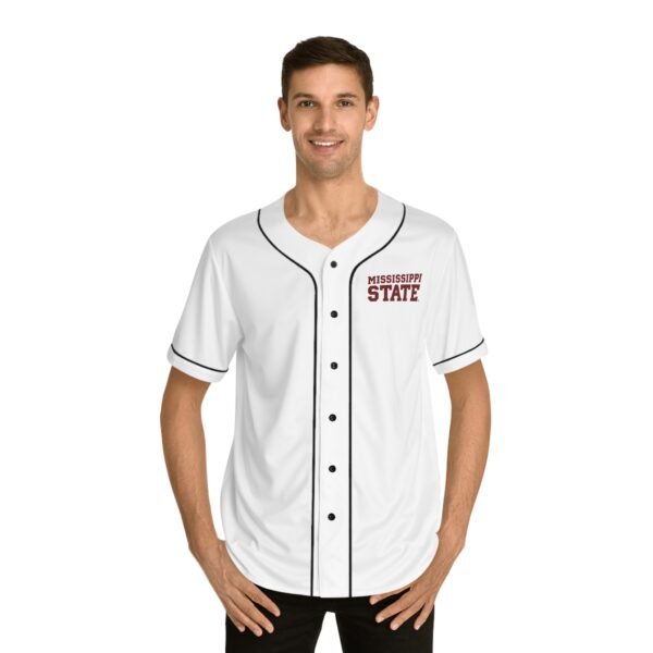 Mississippi State Bulldogs Men's Baseball Jersey - Image 3