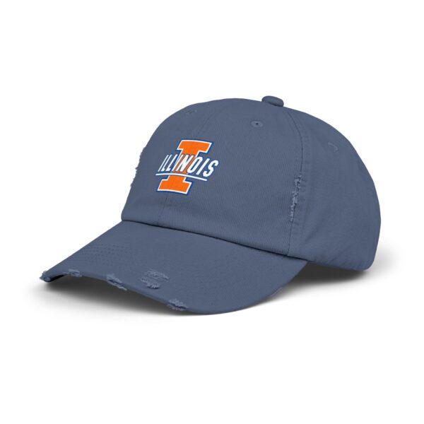 Illinois Fighting Illini Unisex Distressed Cap - Image 26