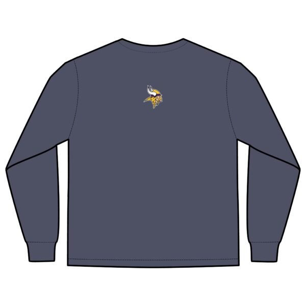 Minnesota Vikings Unisex Long Sleeve Pocket T-Shirt - Image 4