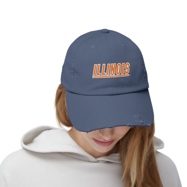 Illinois Fighting Illini Unisex Distressed Cap - Image 28