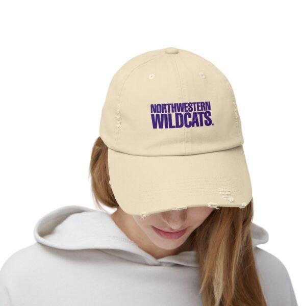 Northwestern Wildcats Unisex Distressed Cap - Image 4
