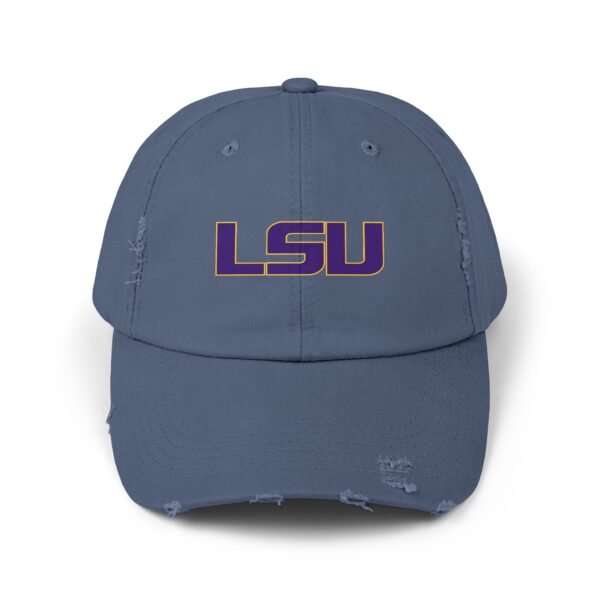 LSU Tigers Unisex Distressed Cap - Image 9