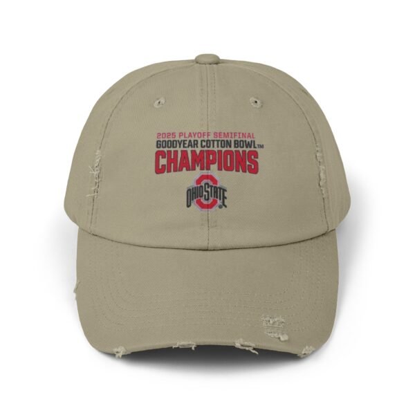 Ohio State Buckeyes 2025 National Champions Unisex Distressed Cap - Image 9