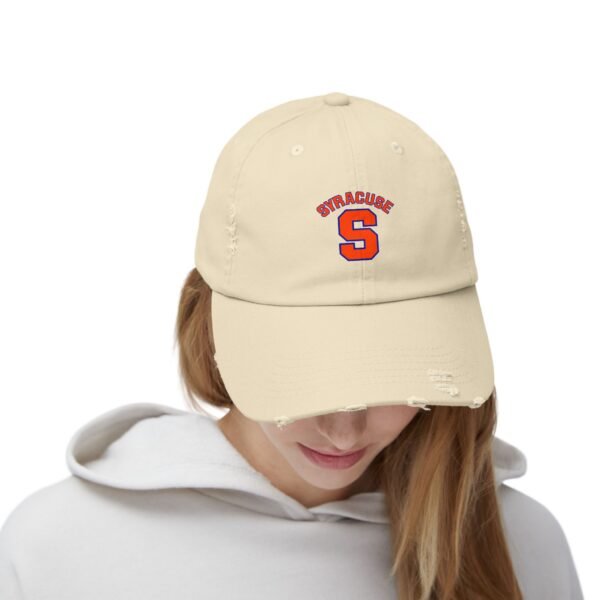 Syracuse Orange Unisex Distressed Cap - Image 4