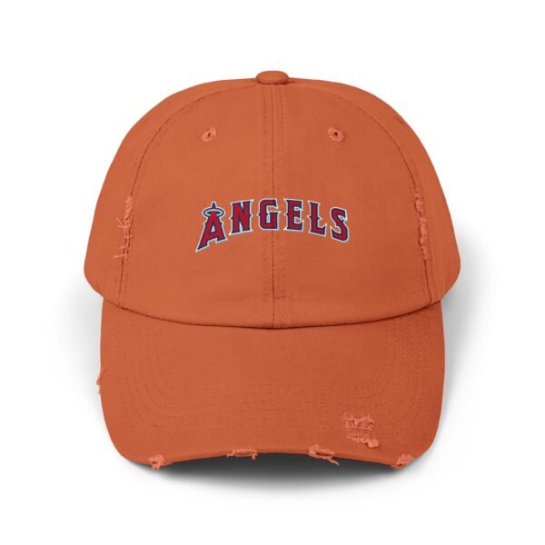Los Angeles Angels Unisex Distressed Cap - Image 5