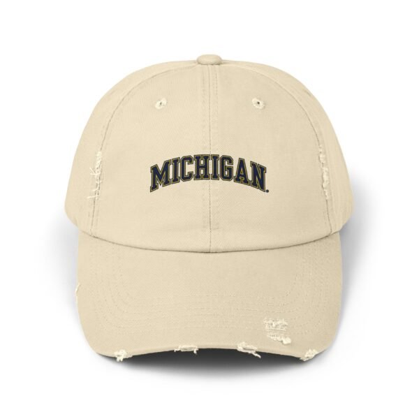 Michigan Wolverines Unisex Distressed Cap