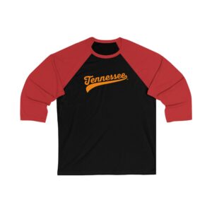 Tennessee Volunteers Unisex 3/4 Sleeve Baseball Tee