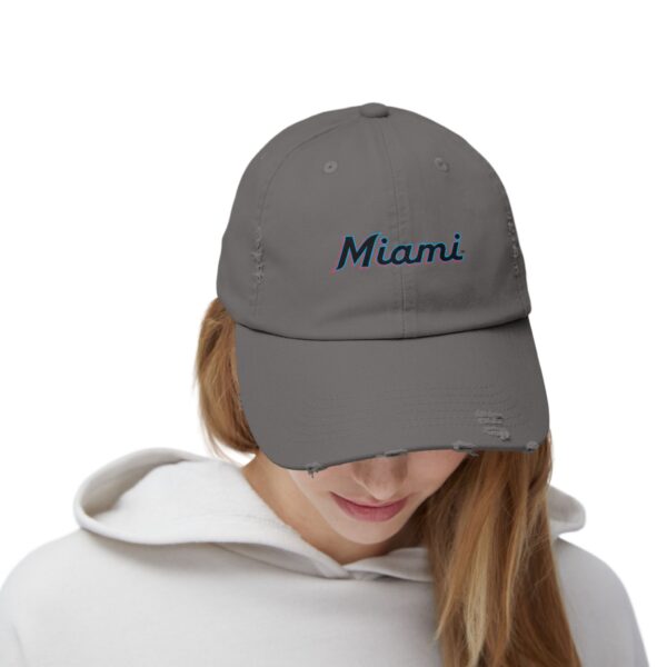 Miami Marlins Unisex Distressed Cap - Image 16