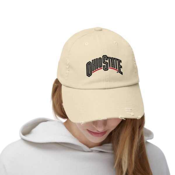 Ohio State Buckeyes Unisex Distressed Cap - Image 4