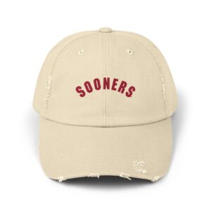 Oklahoma Sooners Unisex Distressed Cap