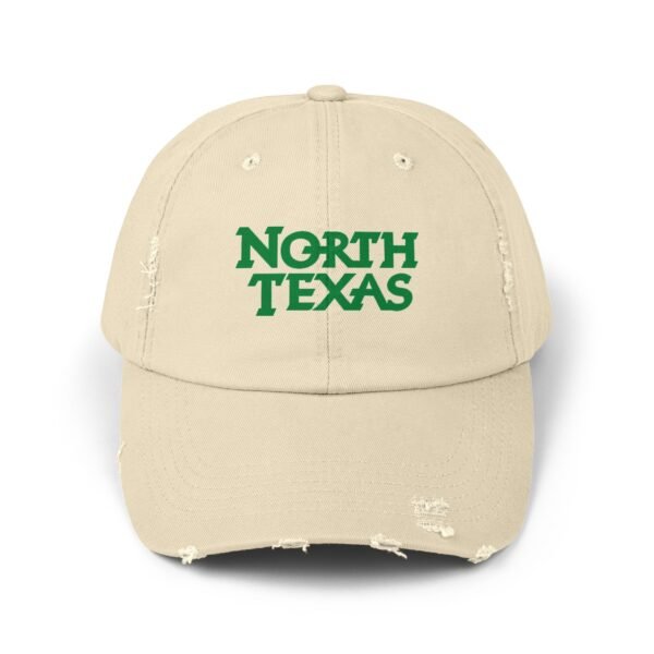 North Texas Mean Green Unisex Distressed Cap