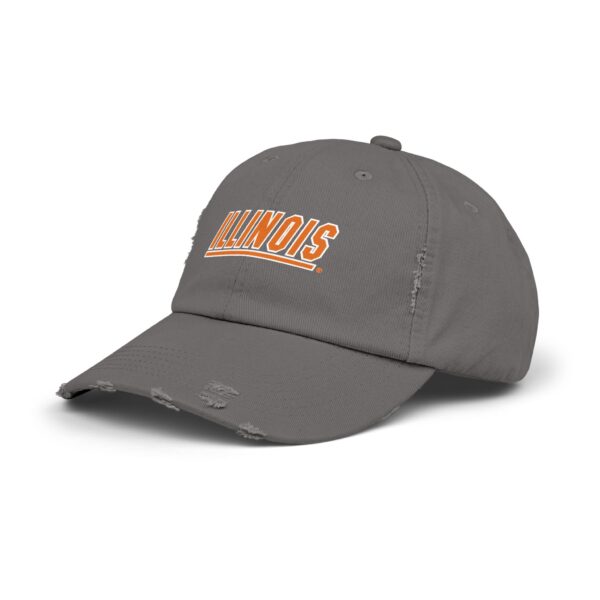 Illinois Fighting Illini Unisex Distressed Cap - Image 14