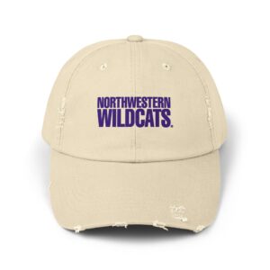 Northwestern Wildcats Unisex Distressed Cap