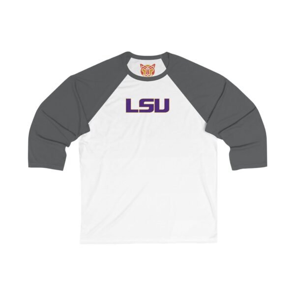 LSU Tigers Unisex 3/4 Sleeve Baseball Tee - Image 5