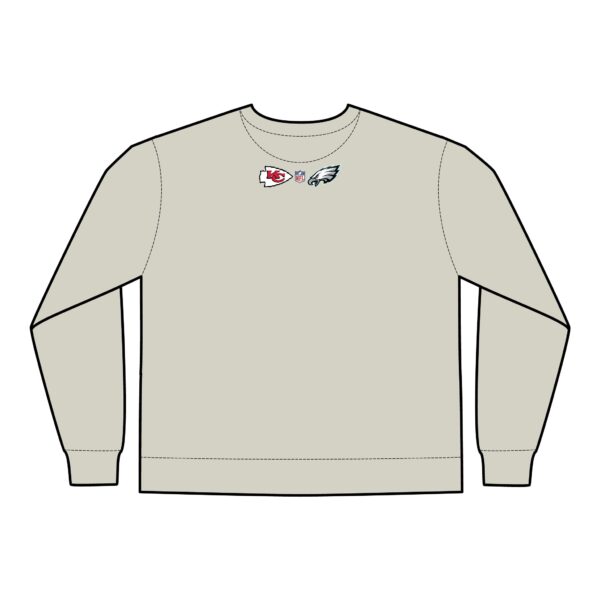 Kansas City Chiefs vs Philadelphia Eagles 2025 Super Bowl LIX Unisex ComfortWash® Garment Dyed Crewneck Sweatshirt - Image 6