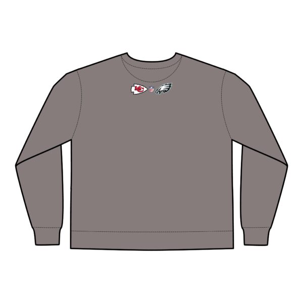 Kansas City Chiefs vs Philadelphia Eagles 2025 Super Bowl LIX Unisex ComfortWash® Garment Dyed Crewneck Sweatshirt - Image 16