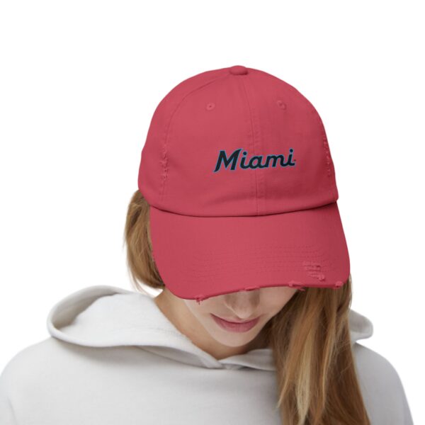 Miami Marlins Unisex Distressed Cap - Image 24