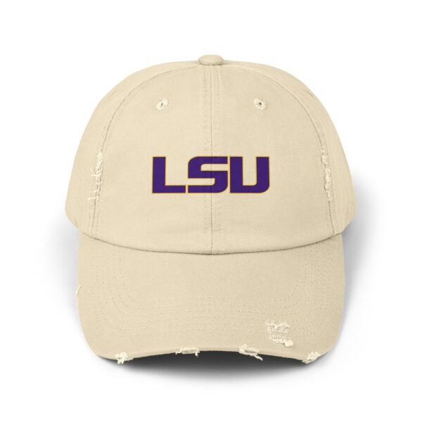 LSU Tigers Unisex Distressed Cap