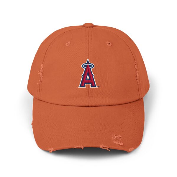 Los Angeles Angels Unisex Distressed Cap - Image 5