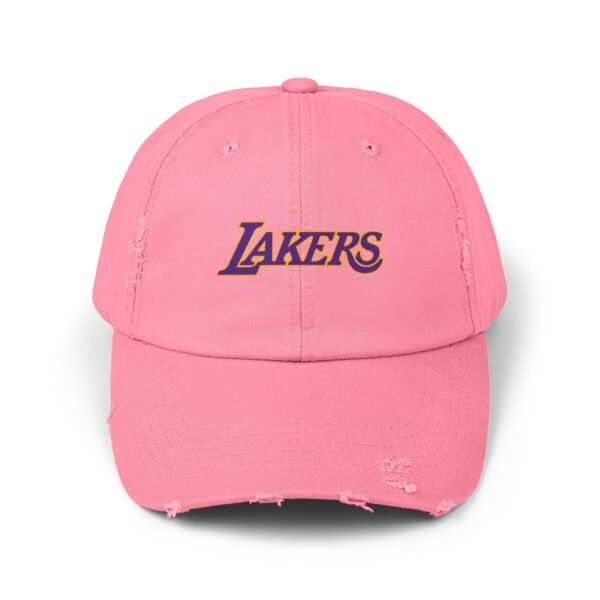 Los Angeles Lakers Unisex Distressed Cap - Image 17