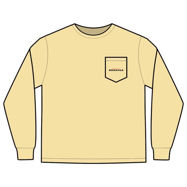 Cincinnati Bengals Unisex Long Sleeve Pocket T-Shirt - Image 11