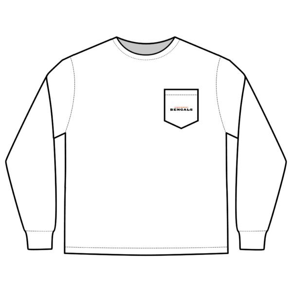 Cincinnati Bengals Unisex Long Sleeve Pocket T-Shirt