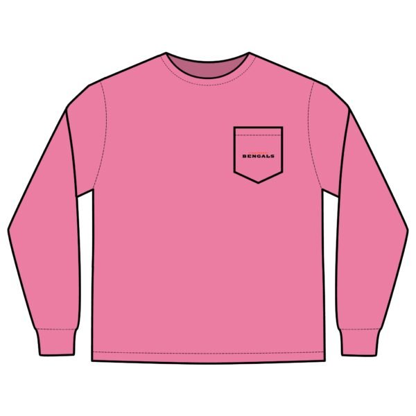 Cincinnati Bengals Unisex Long Sleeve Pocket T-Shirt - Image 15