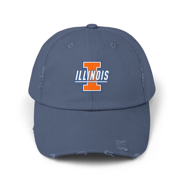 Illinois Fighting Illini Unisex Distressed Cap - Image 25