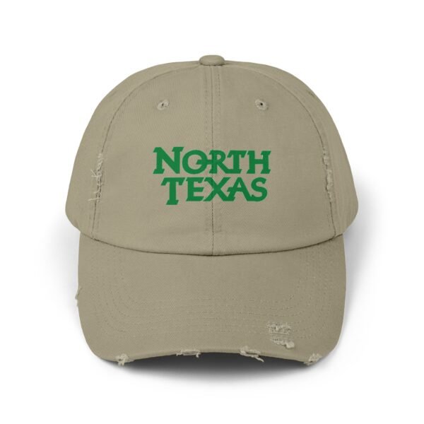 North Texas Mean Green Unisex Distressed Cap - Image 5