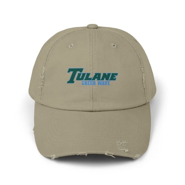 Tulane Green Wave Unisex Distressed Cap - Image 5