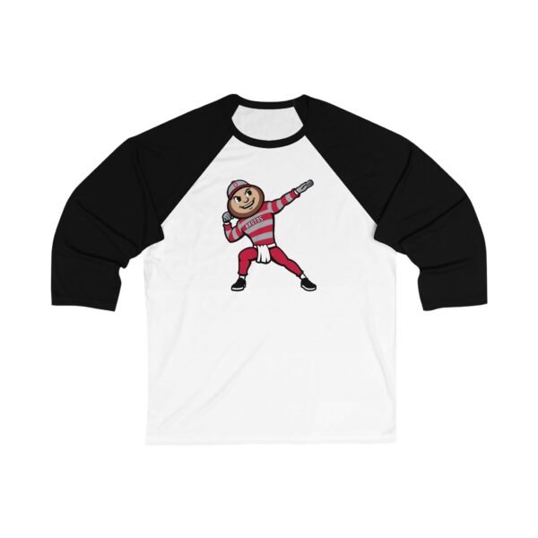 Ohio State Buckeyes 2025 National Champions Unisex 34 Sleeve Baseball Tee - Image 3