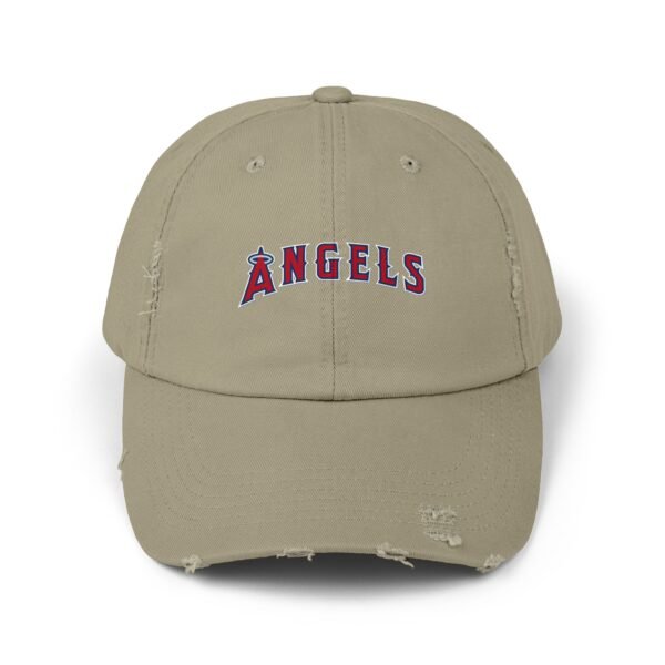 Los Angeles Angels Unisex Distressed Cap - Image 9