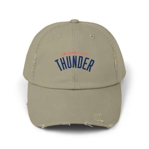 Oklahoma City Thunder Unisex Distressed Cap - Image 9